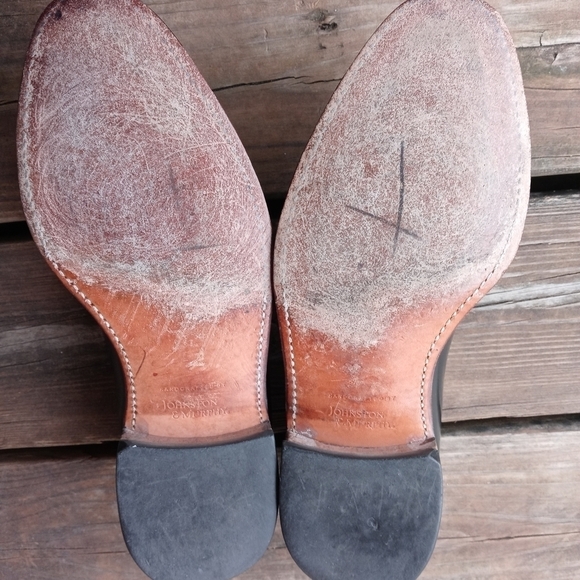 Johnston Murphy Men's 10D/B Back Kiltie Tassel Wingtip Brogue USA  Shoes A7pm - Picture 8 of 8